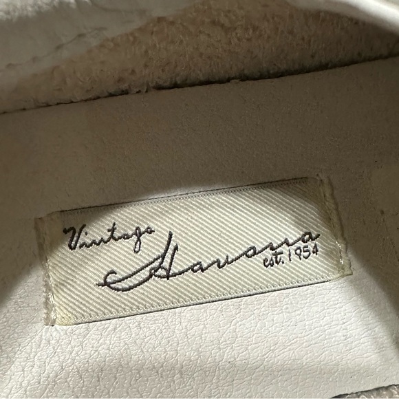 Vintage Havana Lucy Star Sneakers Women's 7 White Leather Shoes - Picture 9 of 9